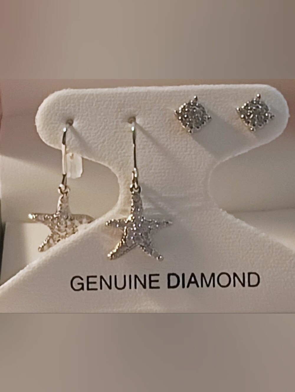 Gianni Argente Starfish Drop Earrings and Stud Set - Silver